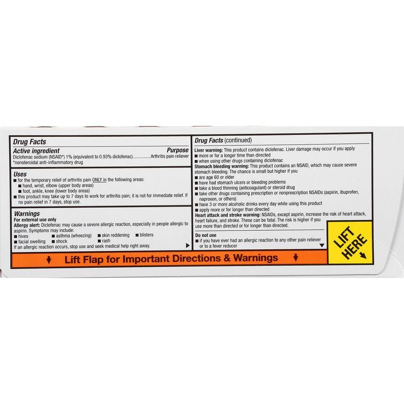 TopCare Original Prescription Strength Diclofenac Arthritis Pain Reliever, 5.29