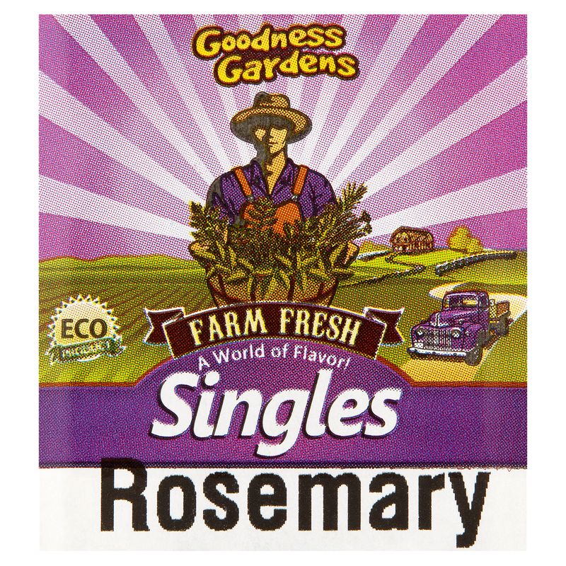 Goodness Gardens Farm Fresh Singles Rosemary, 0.25 oz