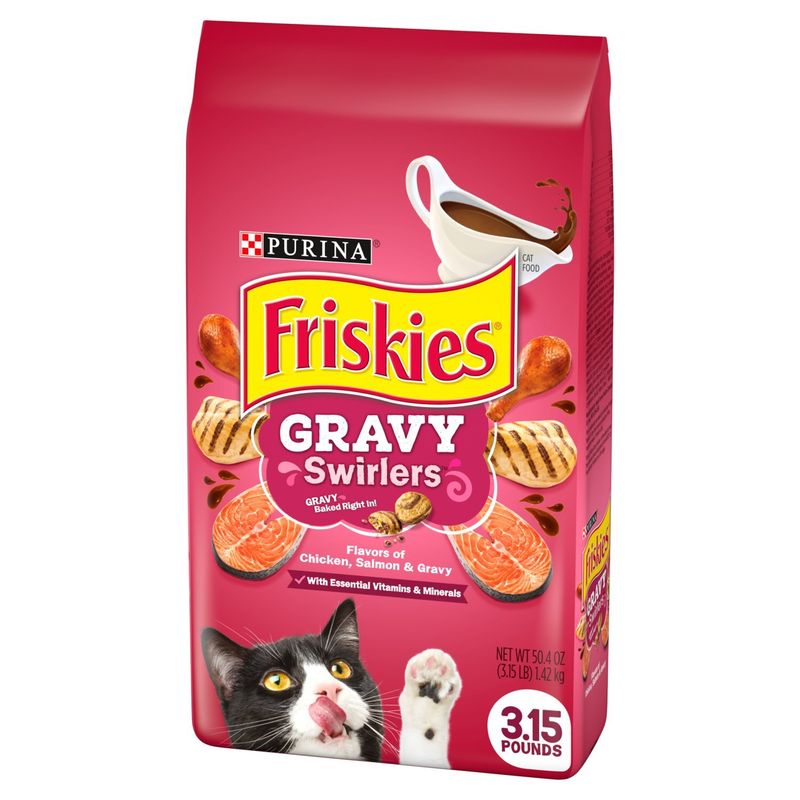 Purina Friskies Gravy Swirlers Cat Food, 50.4 oz