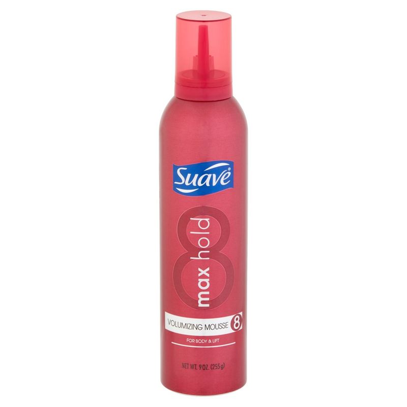 Suave Max Hold 8 Volumizing Mousse, 9 oz