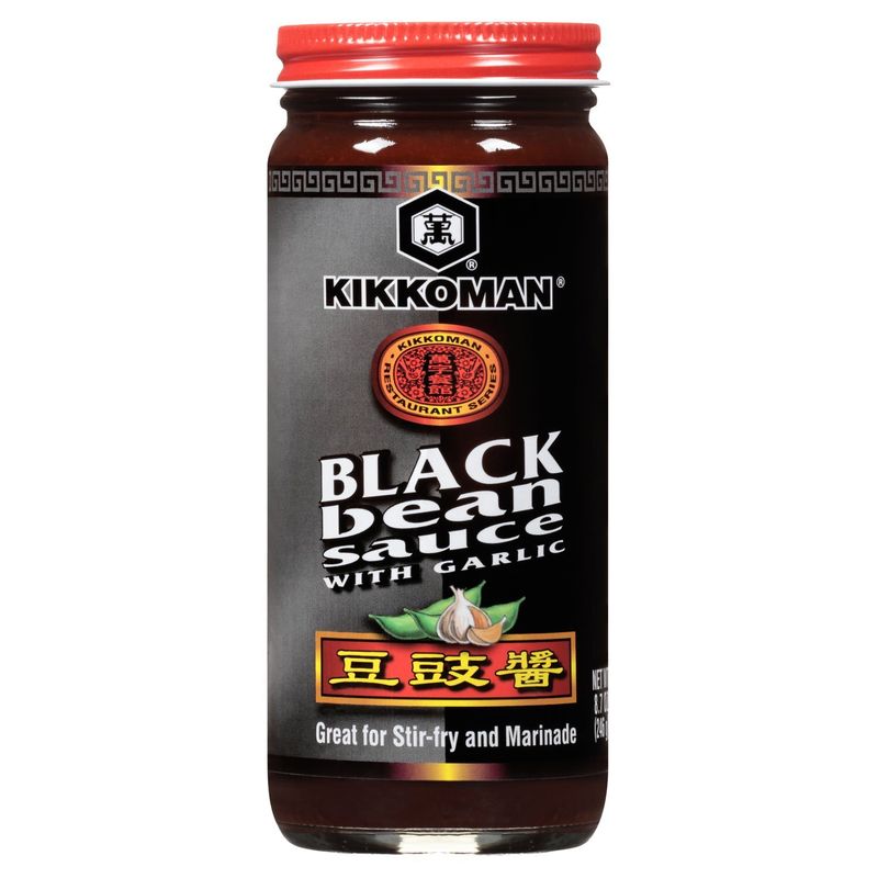 Kikkoman Black Bean Sauce with Garlic, 8.7 oz