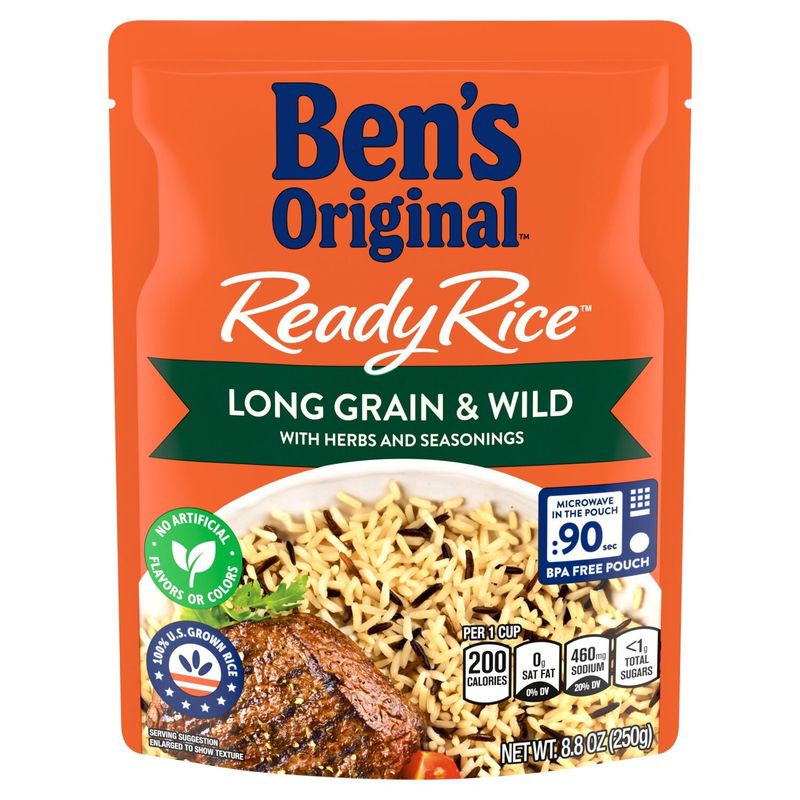 Ben's Original Ready Rice Long Grain &amp; Wild, 8.8 oz