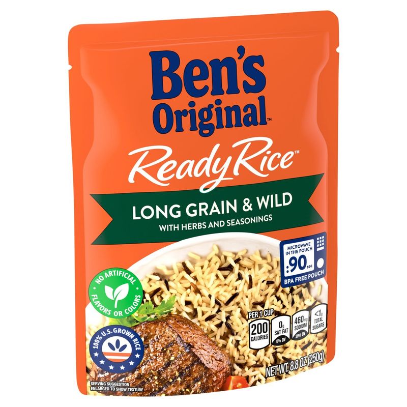 Ben's Original Ready Rice Long Grain &amp; Wild, 8.8 oz