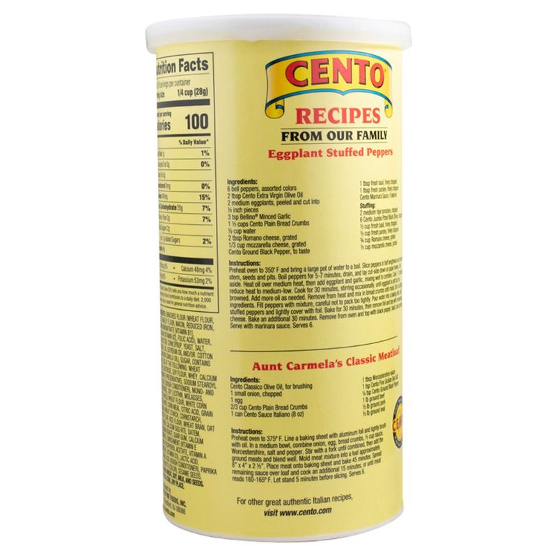 Cento Plain Bread Crumbs, 24 oz