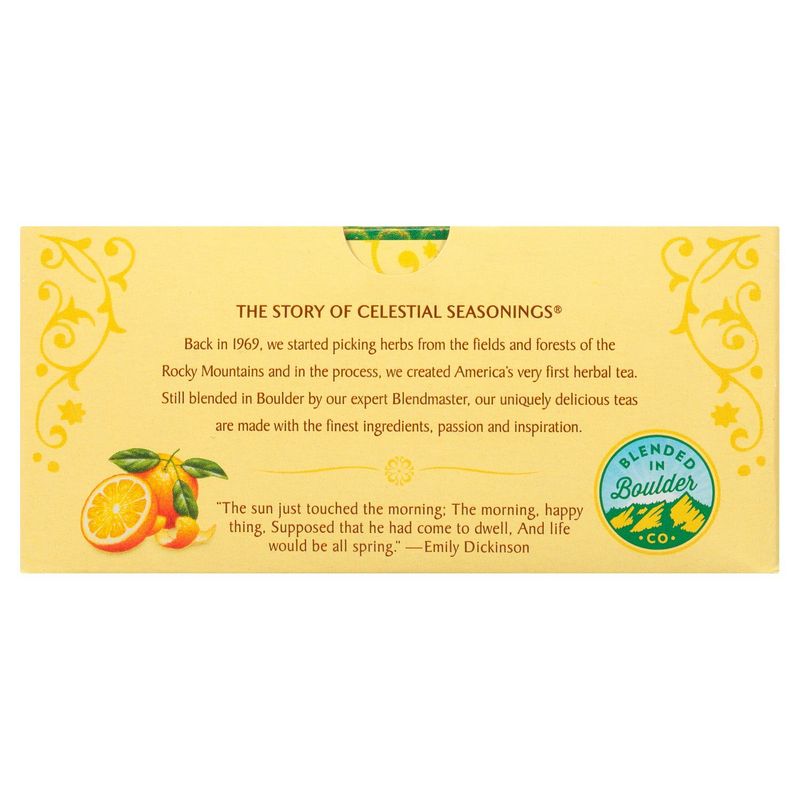 Celestial Seasonings® Citrus Sunrise™ Caffeine Free Herbal Supplement Tea Bags 20 ct Box