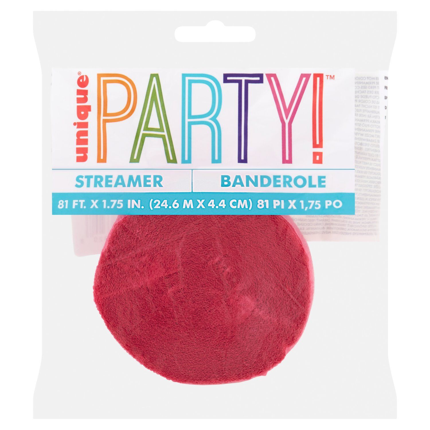 Unique Party! Hot Pink Streamer