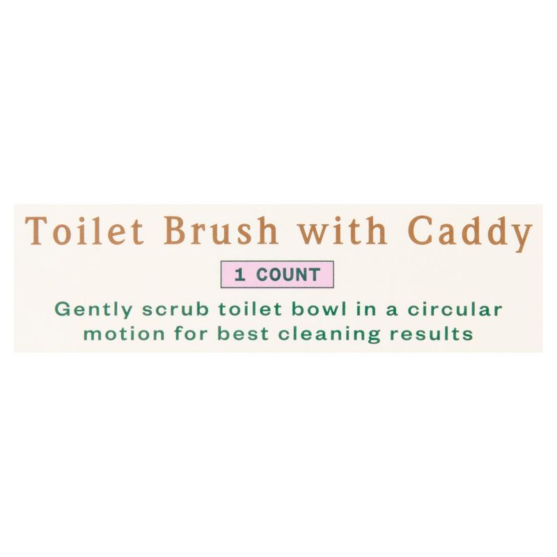 Paperbird Toilet Brush with Caddy