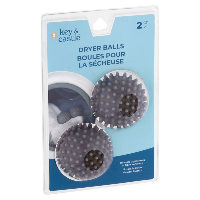 Key &amp; Castle Dryer Balls, 2 count