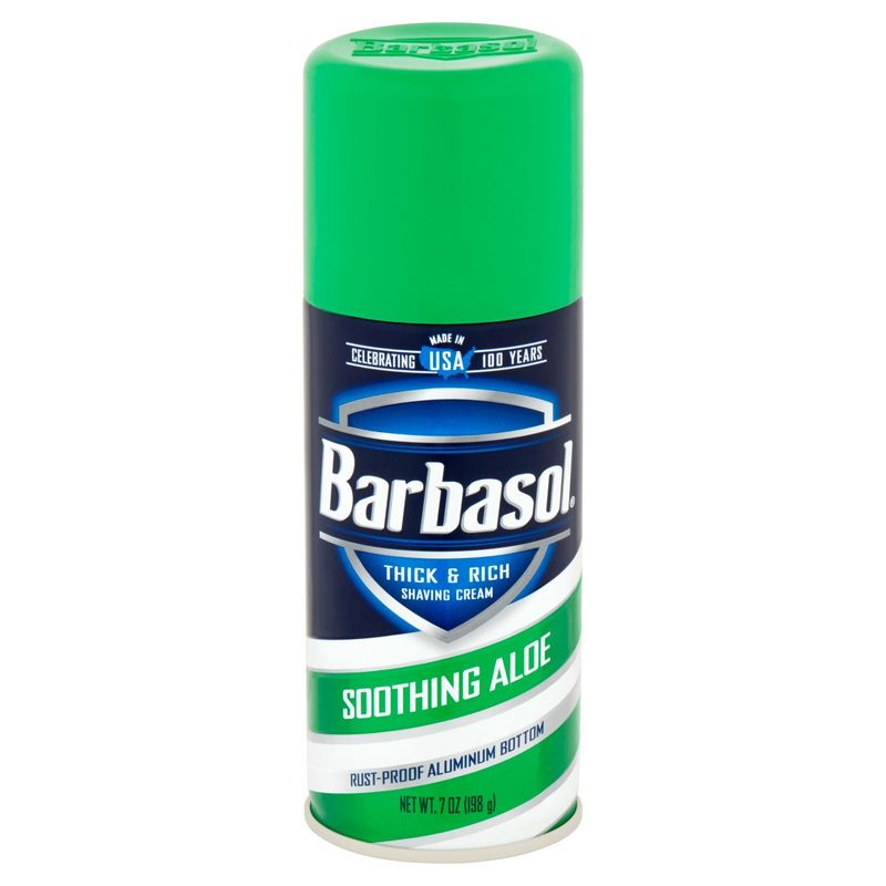 Barbasol Soothing Aloe Thick &amp; Rich Shaving Cream, 7 oz