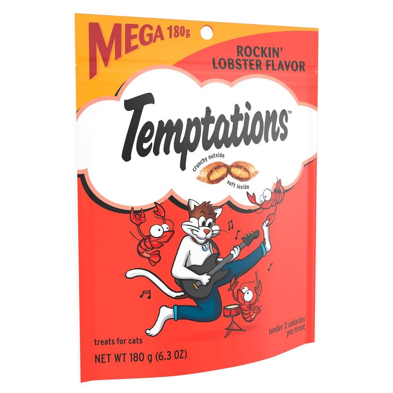Temptations Rockin' Lobster Flavor Treats for Cats, 6.3 oz