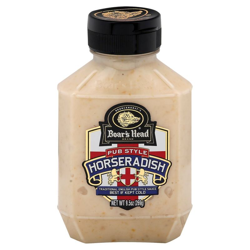 Boar's Head Horseradish Traditional English Pub Style Sauce, 9.5 oz