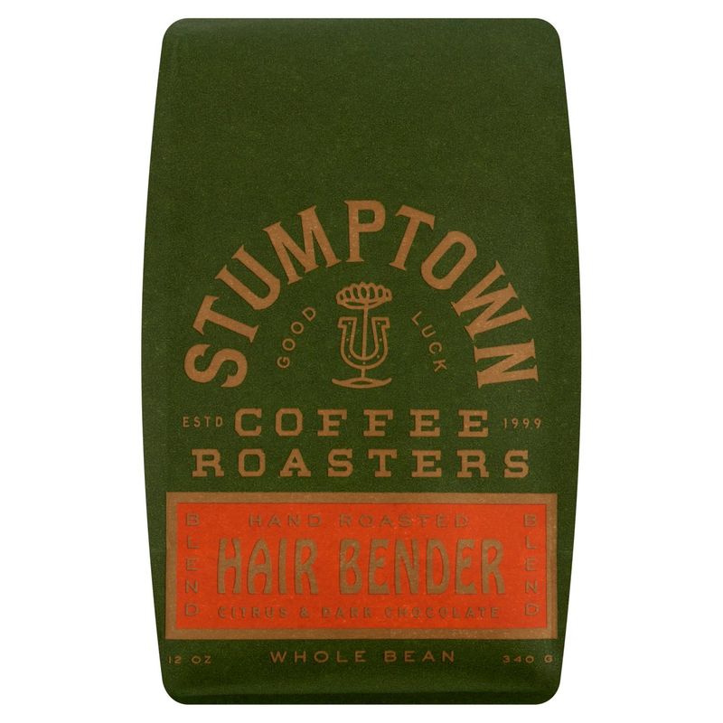 Stumptown Coffee Roasters Hair Bender Citrus &amp; Dark Chocolate Blend Whole Bean Coffee, 12 oz