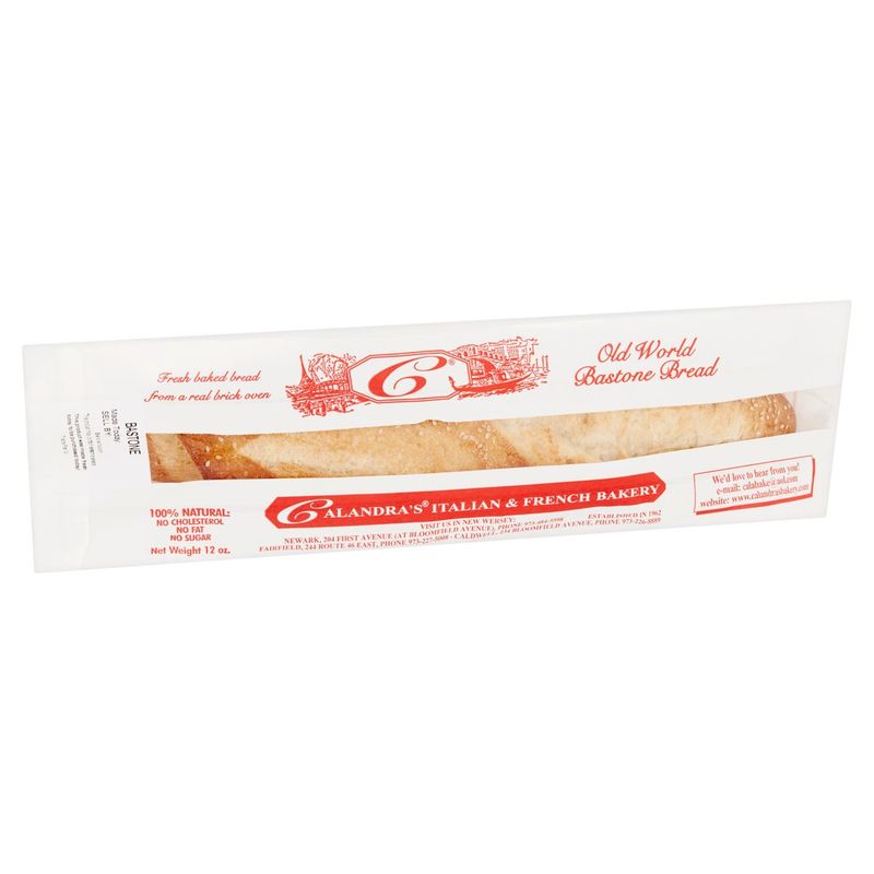 Calandra's Italian &amp; French Bakery Old World Bastone Bread, 12 oz