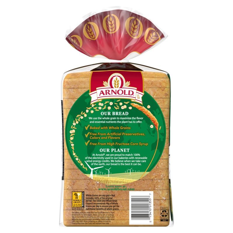 Arnold Whole Grains Oatnut Bread, 1 lb 8 oz