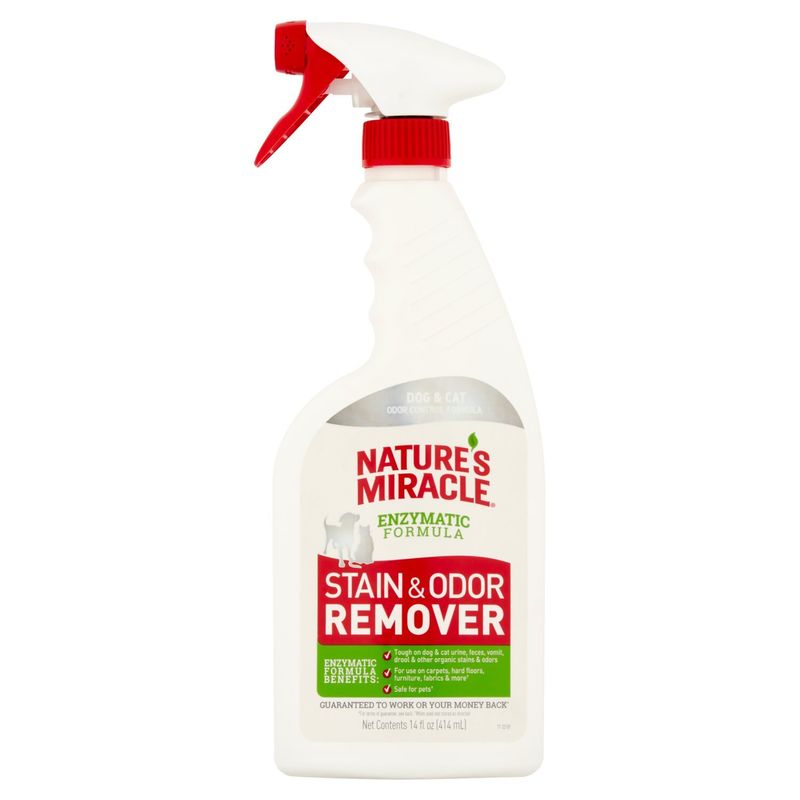 Nature's Miracle Enzymatic Formula Dog &amp; Cat Stain &amp; Odor Remover, 14 fl oz