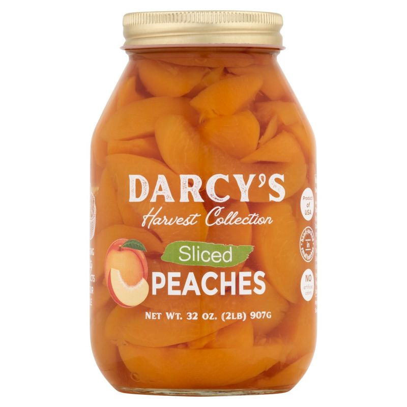 Darcy's Harvest Collection Sliced Peaches, 32 oz