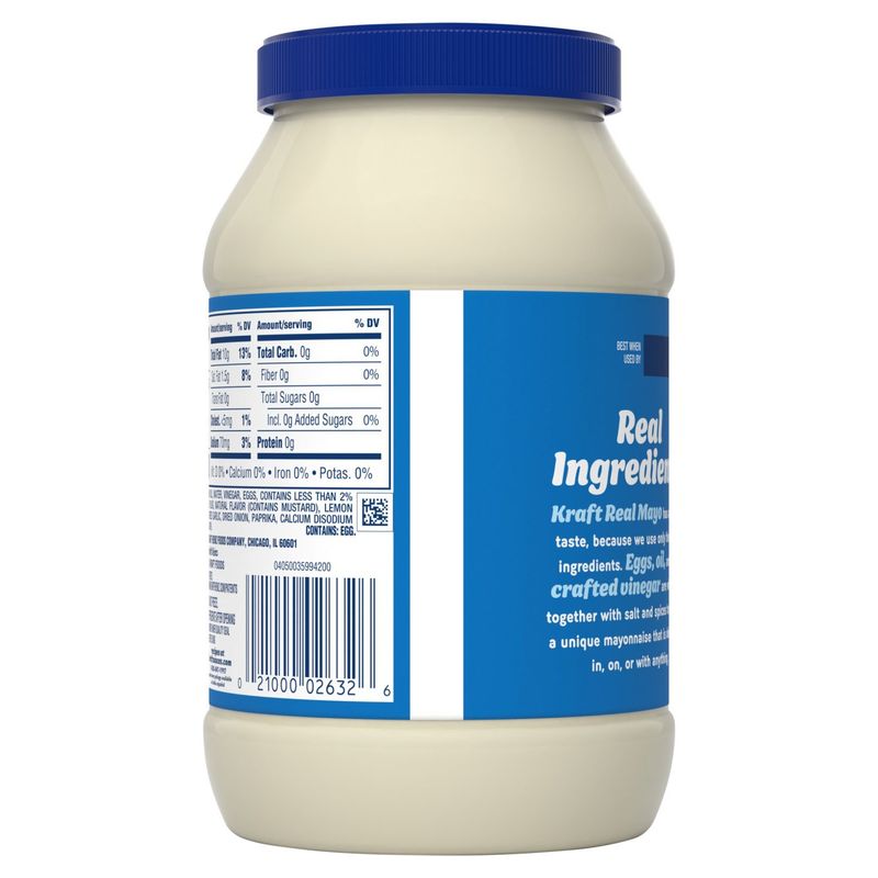 Kraft Creamy &amp; Smooth Real Mayo Mayonnaise, 30 fl oz