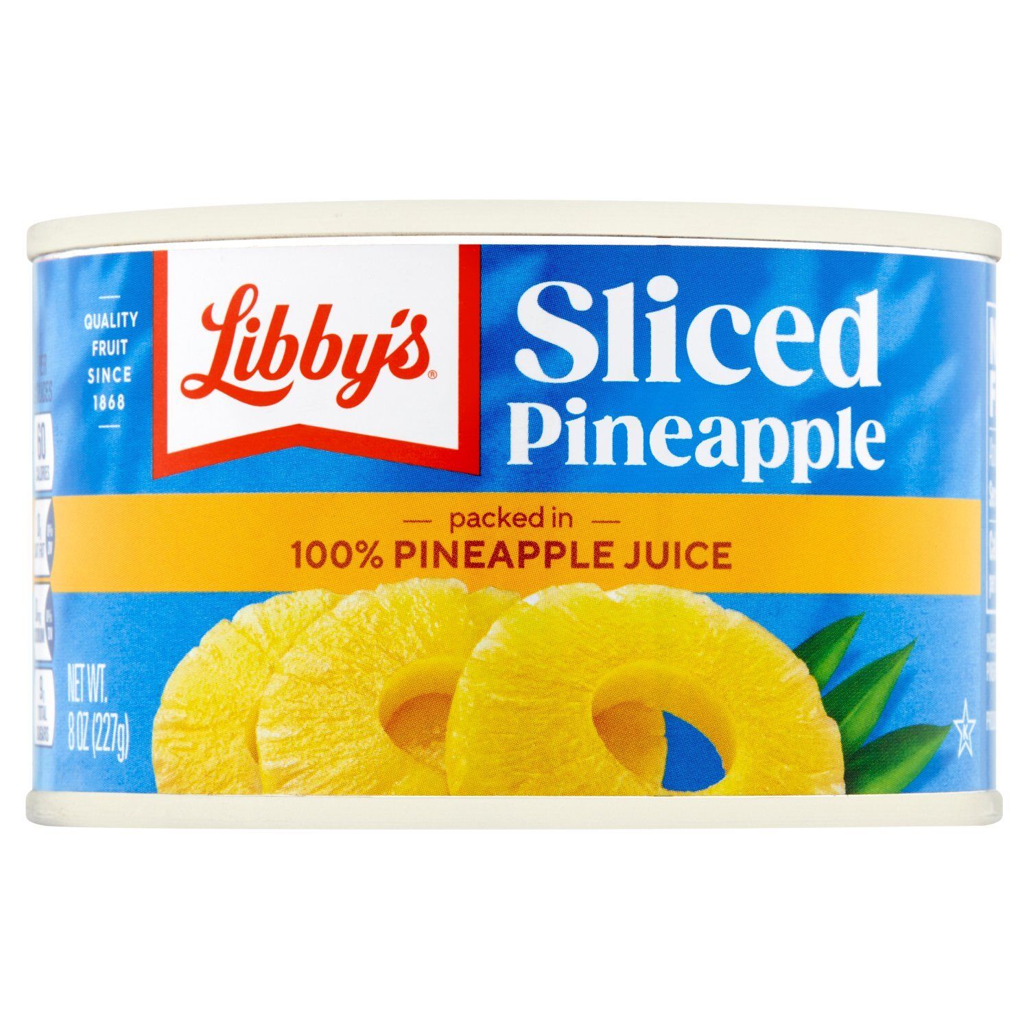 Libby's Sliced Pineapple Packed in 100% Pineapple Juice, 8 oz
