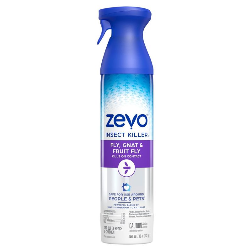 Zevo Fly, Gnat &amp; Fruit Fly Insect Killer₃, 10 oz
