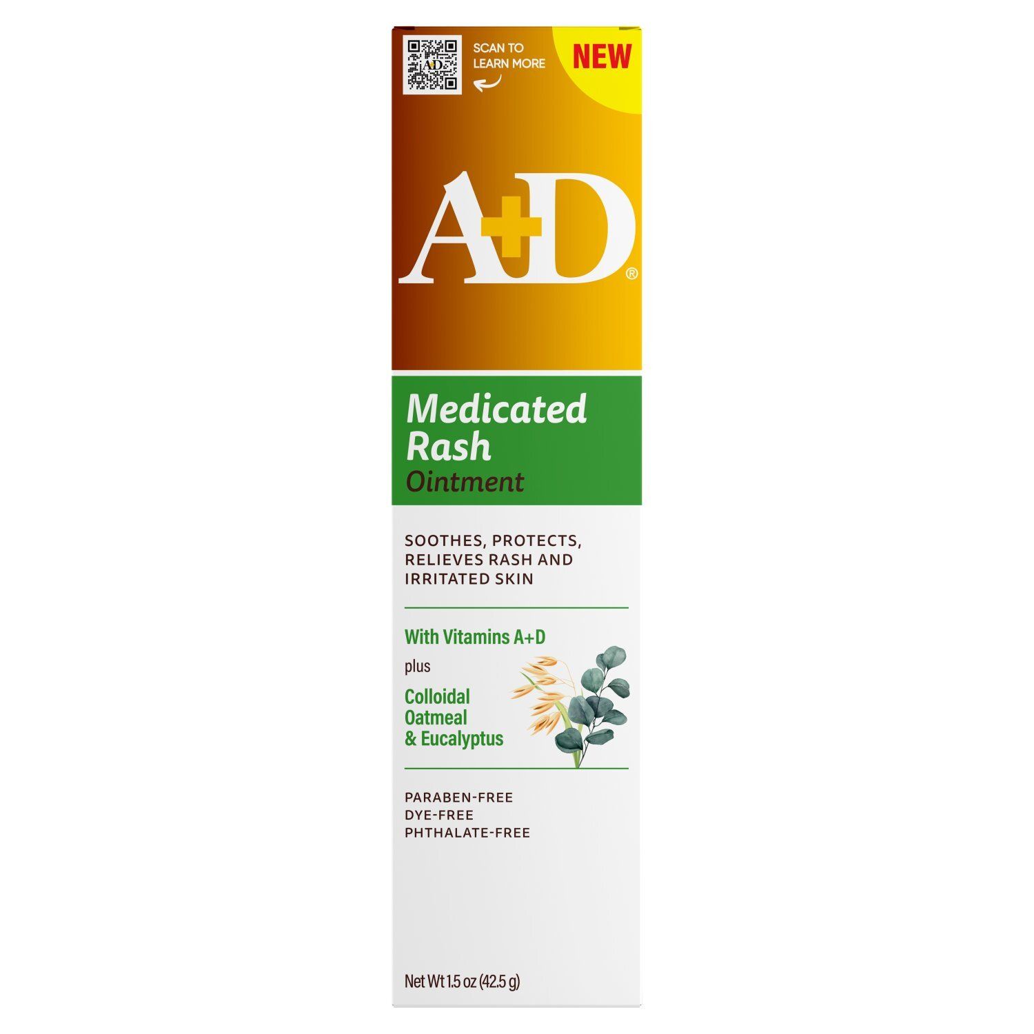 A+D Medicated Rash Ointment, 1.5 oz
