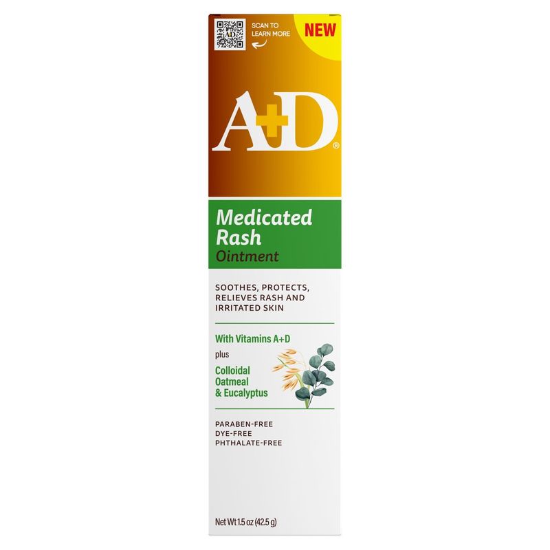 A+D Medicated Rash Ointment, 1.5 oz