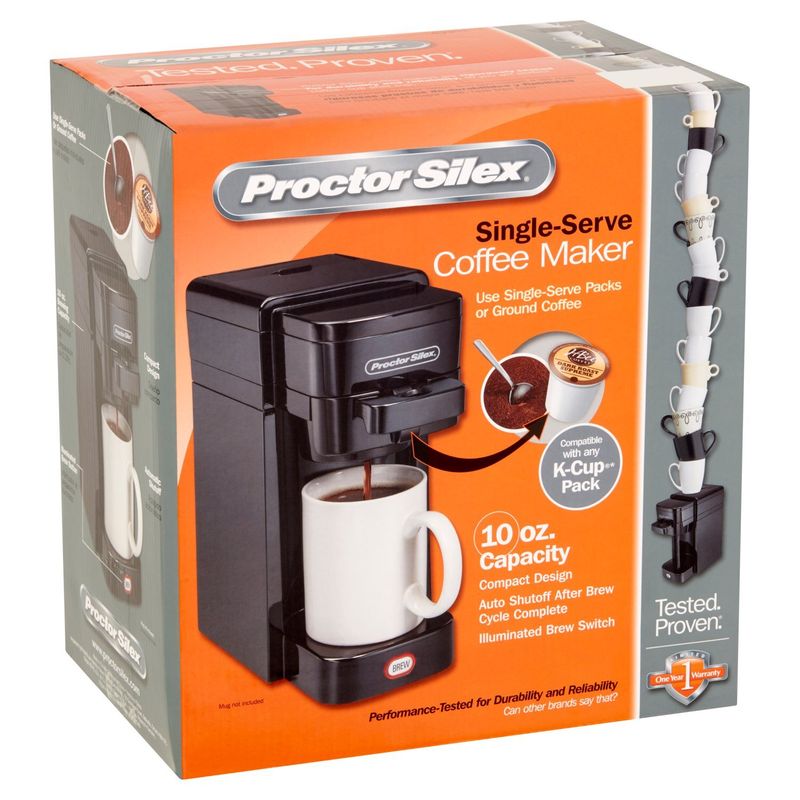 Proctor Silex 10 oz. Capacity Single-Serve Coffee Maker