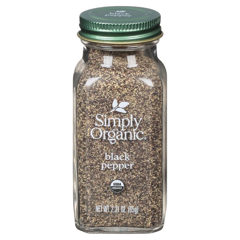 Simply Organic Black Pepper, 2.31 oz