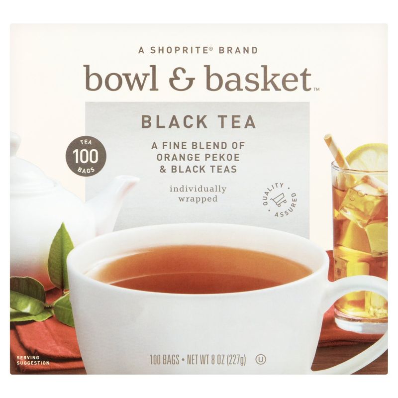 Bowl &amp; Basket Black Tea Bags, 100 count, 8 oz