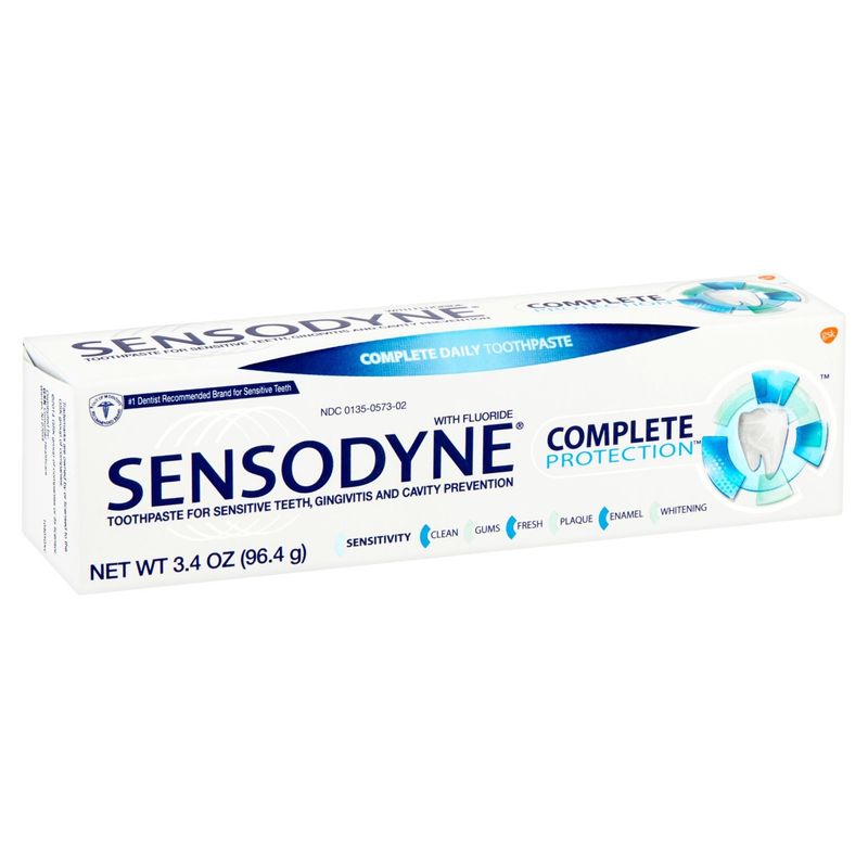 Sensodyne Complete Protection Complete Daily Toothpaste, 3.4 oz
