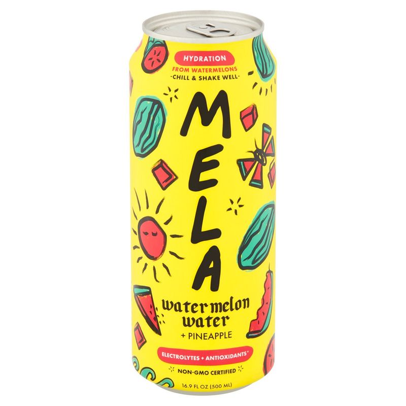 Mela Watermelon Water + Pineapple, 16.9 fl oz