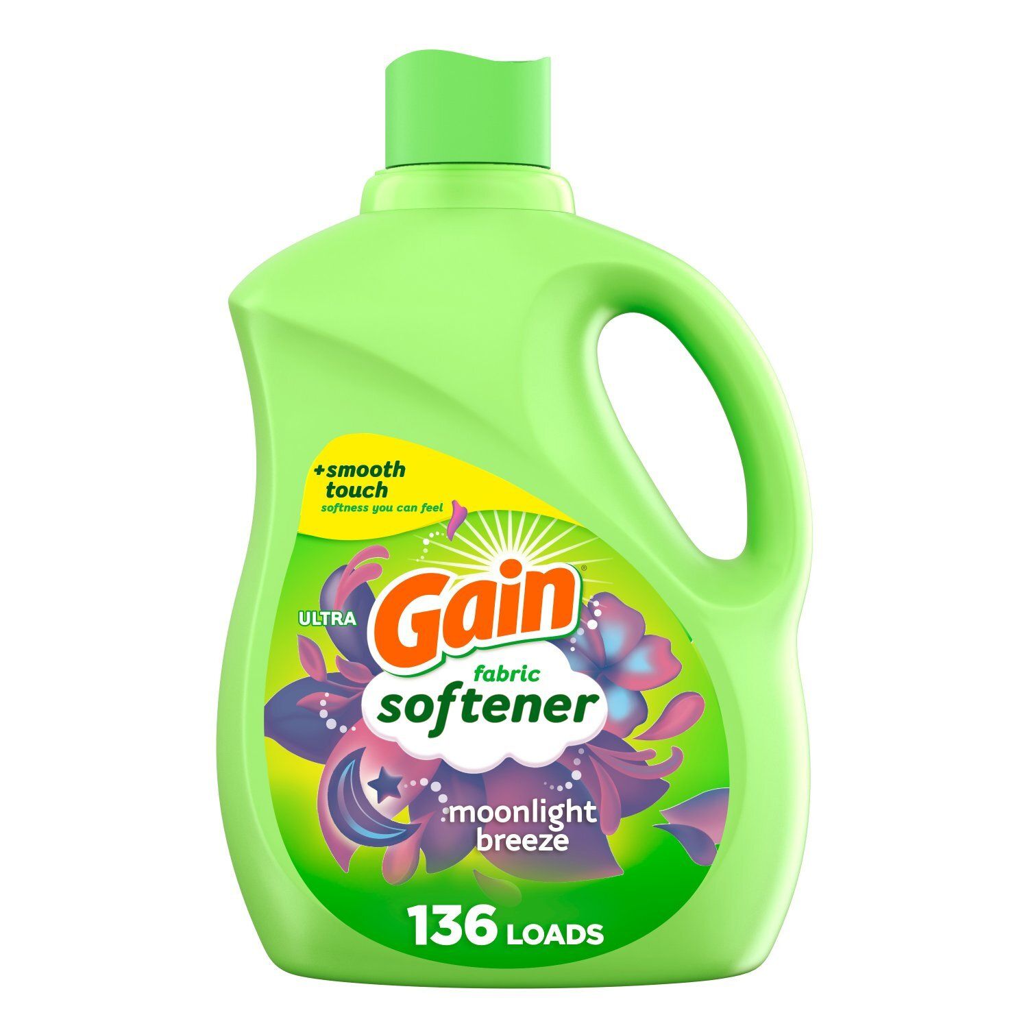 Gain Ultra Moonlight Breeze Fabric Softener, 136 medium loads, 100 fl oz