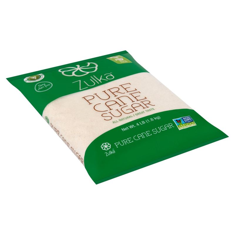 Zulka Pure Cane Sugar, 4 lb