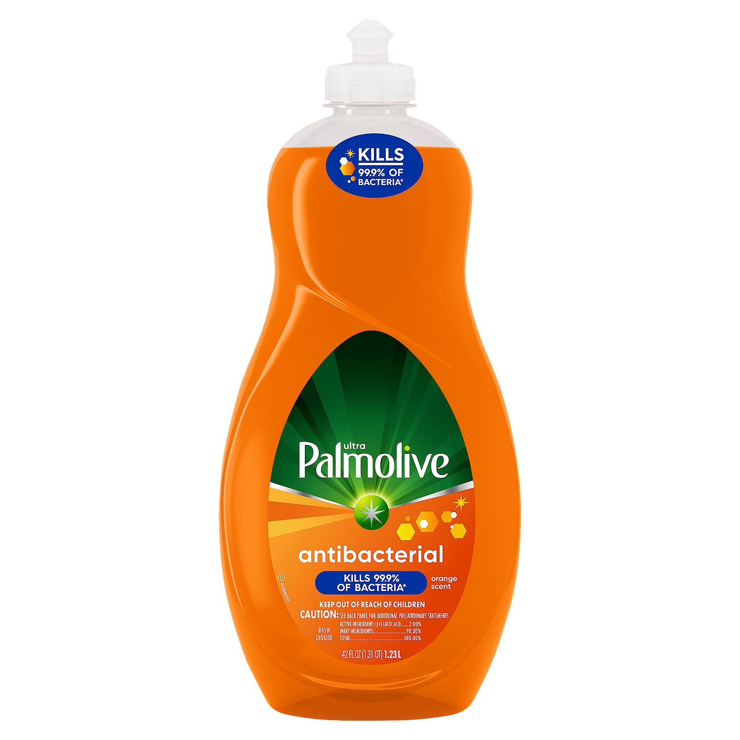Palmolive Ultra Antibacterial Orange Scent Dish Liquid, 42 fl oz