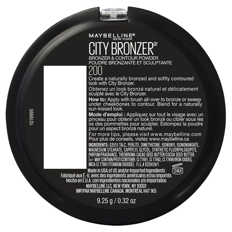 Maybelline New York City Bronzer 200 Bronzer &amp; Contour Powder, 0.32 oz