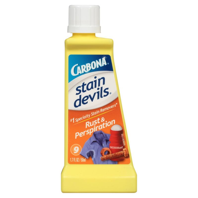 Carbona Stain Devils 9 Rust &amp; Perspiration Stain Removers, 1.7 fl oz
