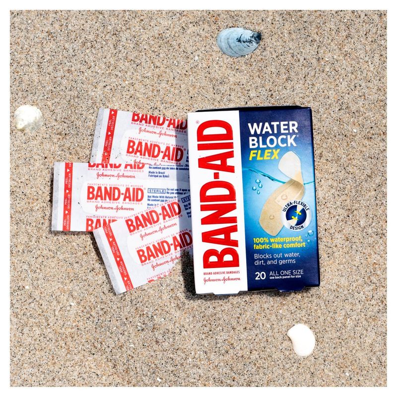 Band-Aid Water Block Flex Adhesive Bandages, 20 count