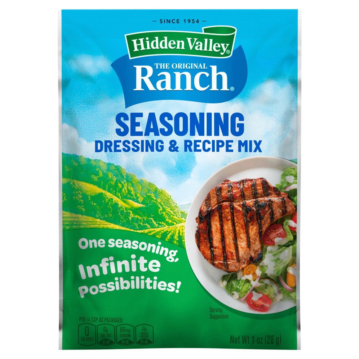 Hidden Valley The Original Ranch Seasoning Dressing &amp; Recipe Mix, 1 oz