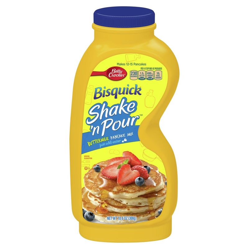 Betty Crocker Bisquick Shake 'n Pour Buttermilk Pancake Mix, 10.6 oz