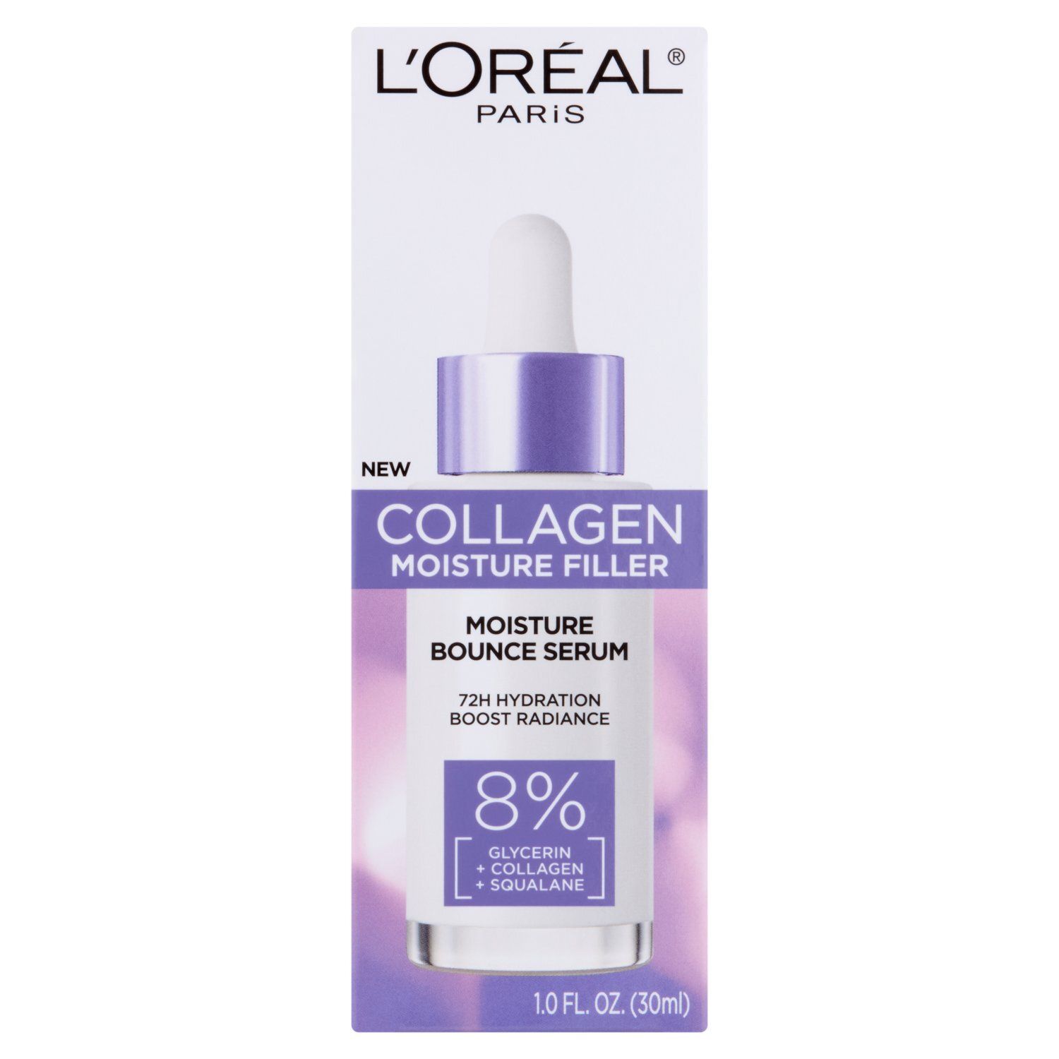L'Oréal Paris Collagen Moisture Filler Moisture Bounce Serum, 1.0 fl oz