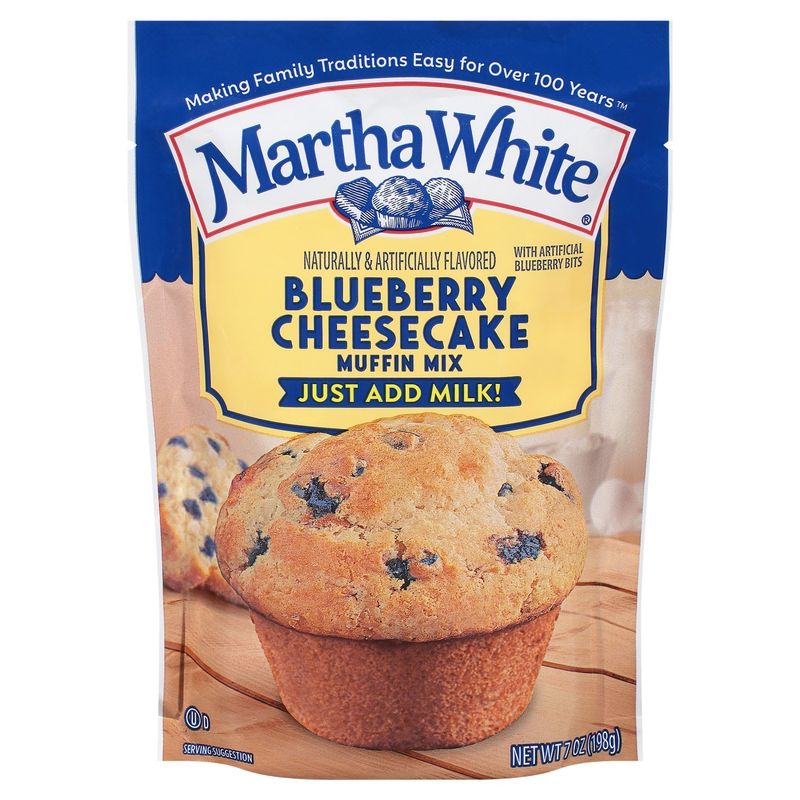 Martha White Blueberry Cheesecake Muffin Mix, 7 oz