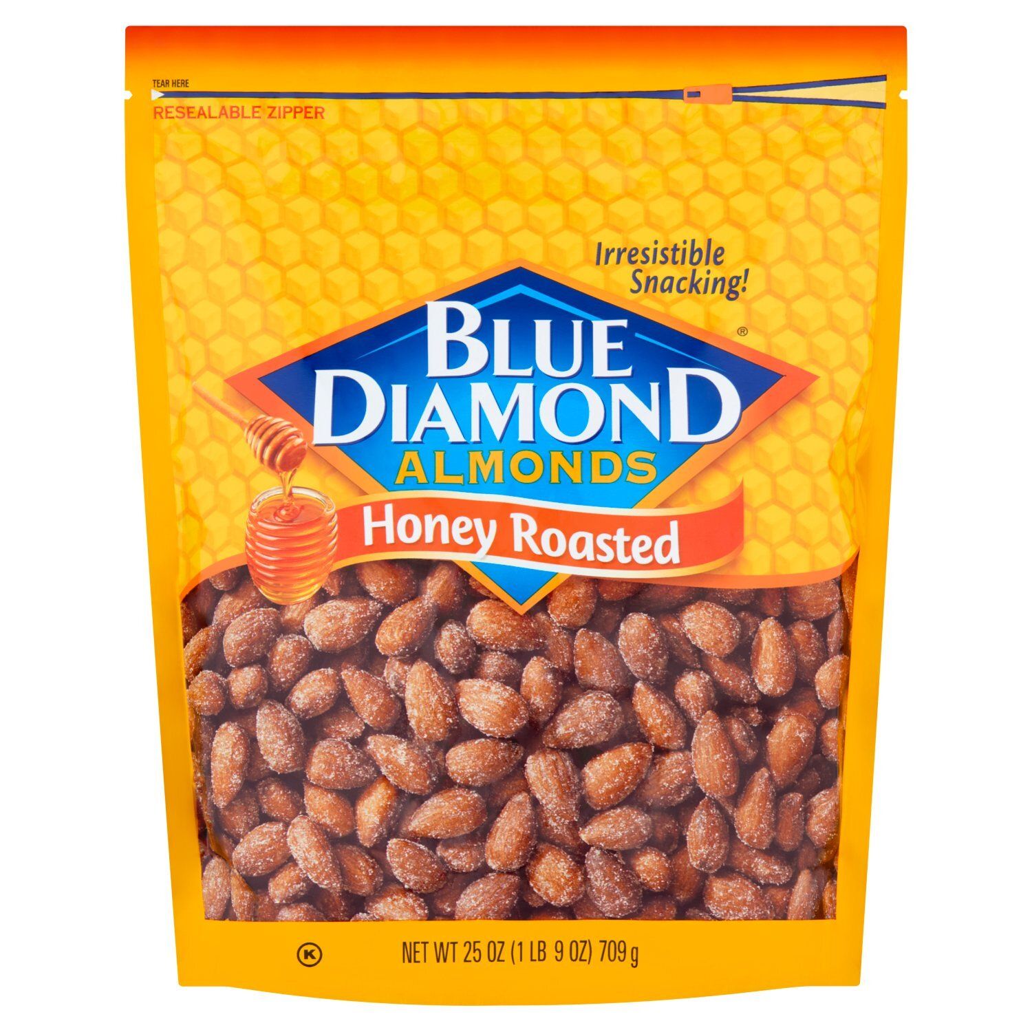 Blue Diamond Almonds Honey Roasted Almonds, 25 oz