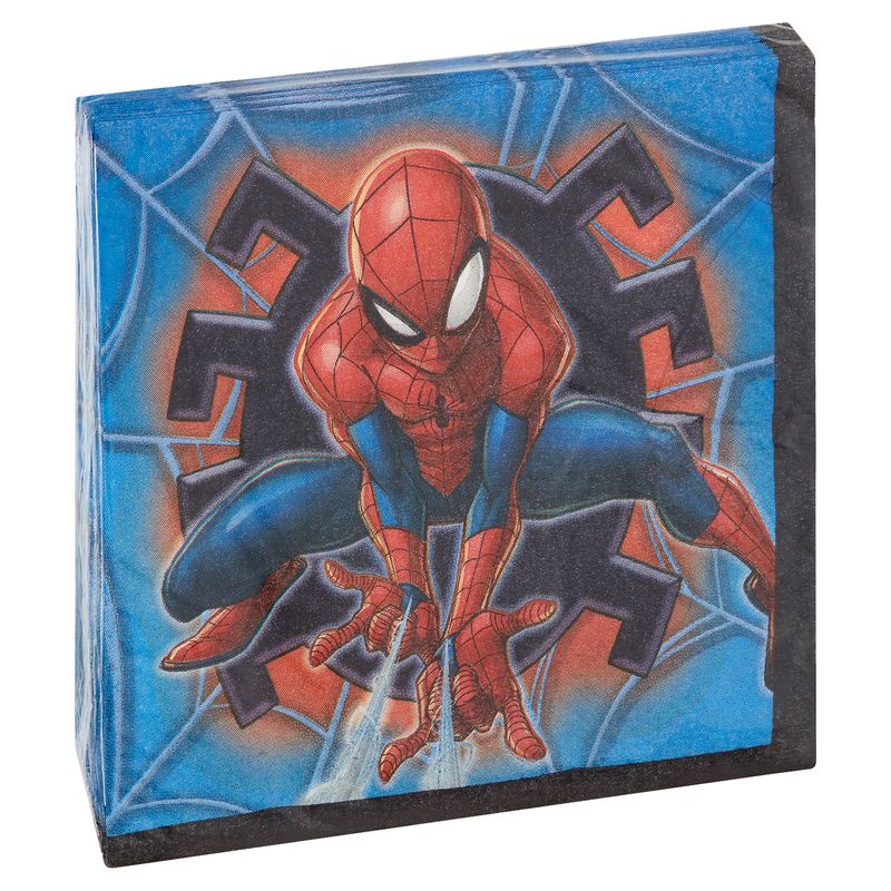 Unique Marvel Spider-Man Napkins, 16 count