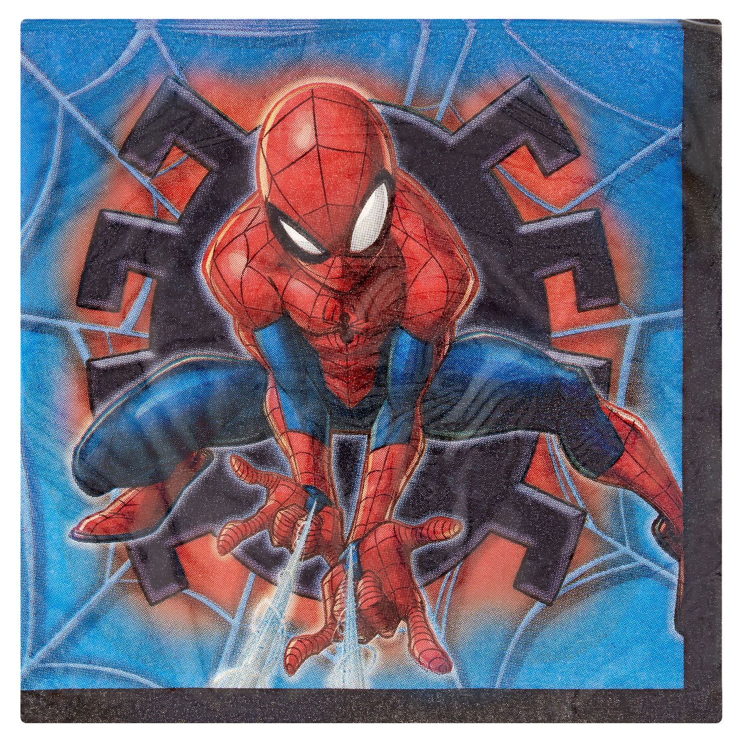 Unique Marvel Spider-Man Napkins, 16 count