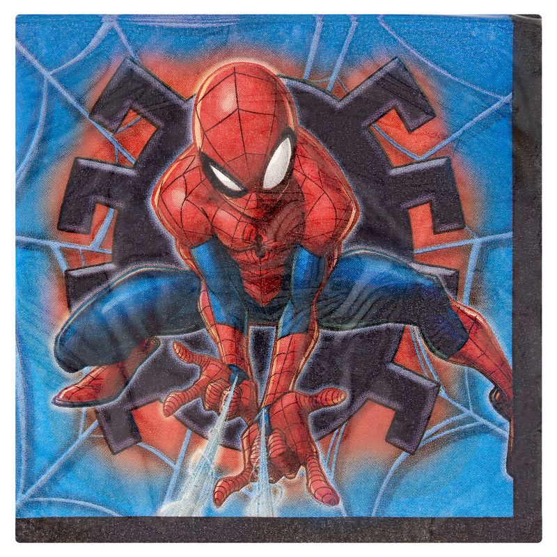Unique Marvel Spider-Man Napkins, 16 count
