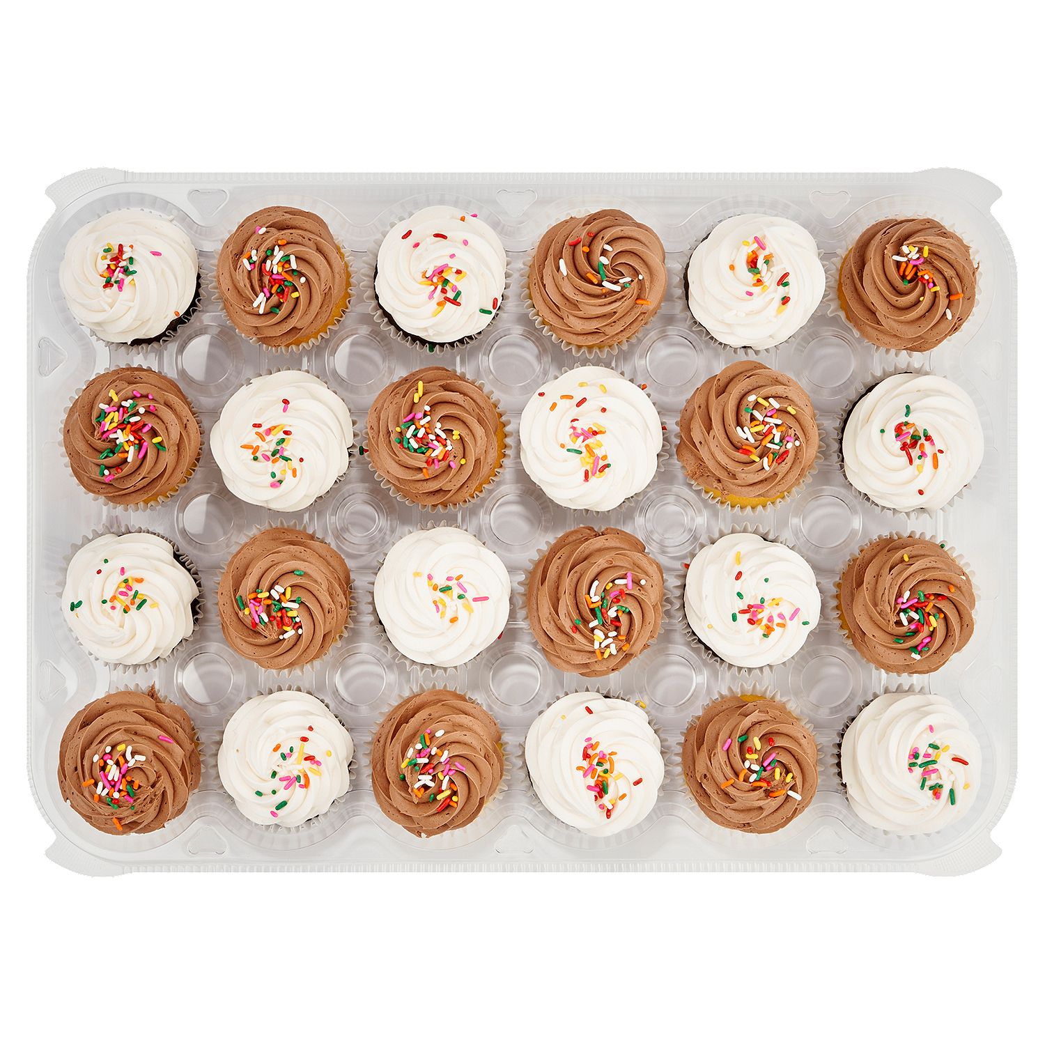 24 Pack Assorted Cupcakes