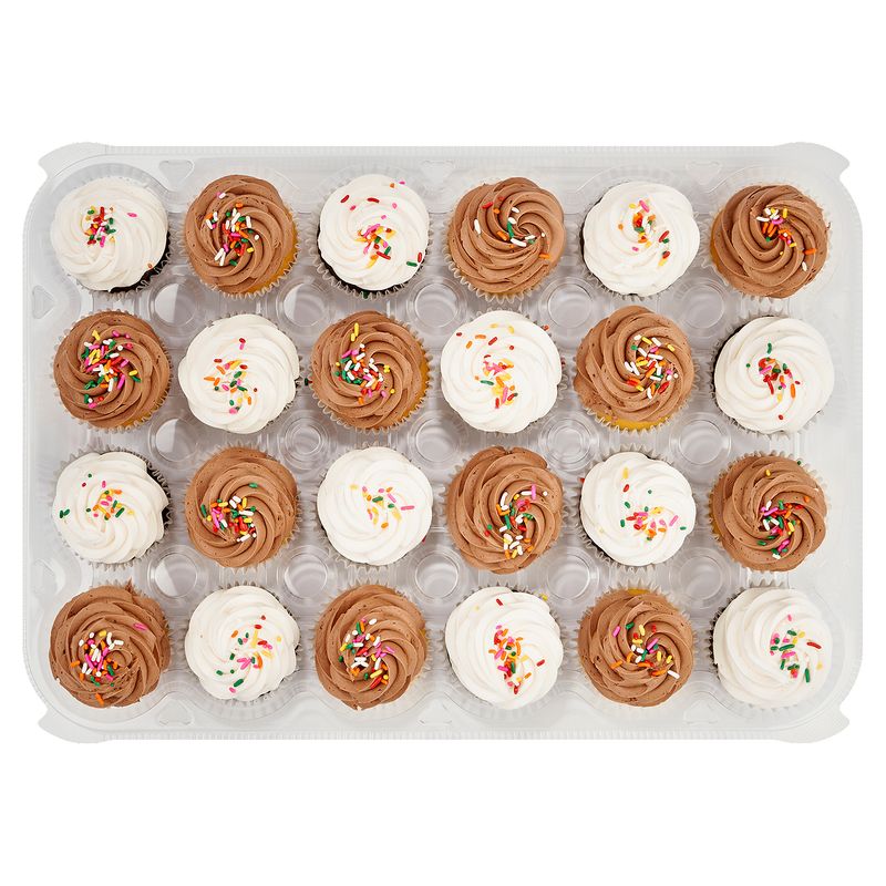 24 Pack Assorted Cupcakes