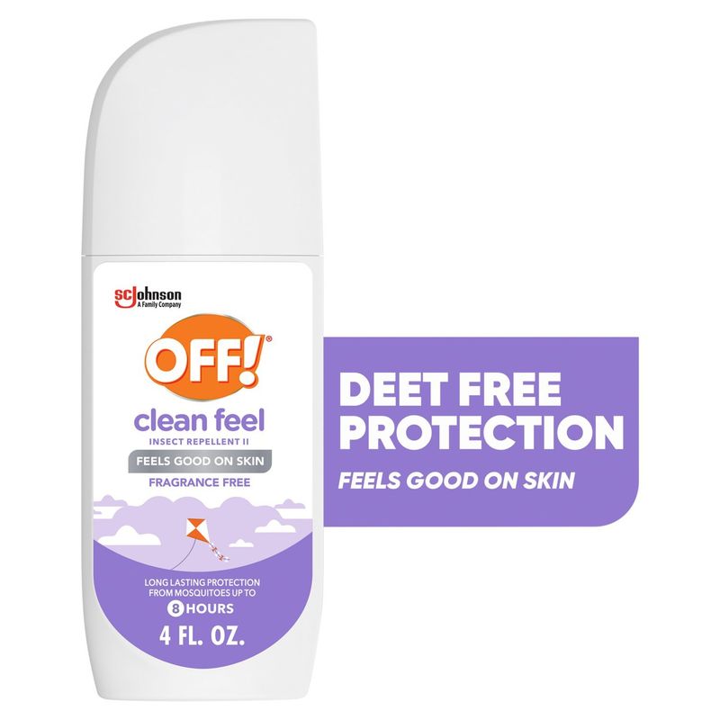 Off! Clean Feel Fragrance Free Insect Repellent II, 4 fl oz