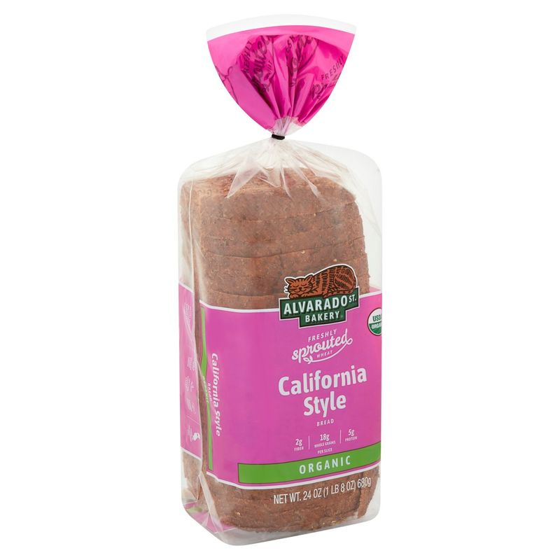 Alvarado St. Bakery Organic Freshly Sprouted Wheat California Style Bread, 24 oz