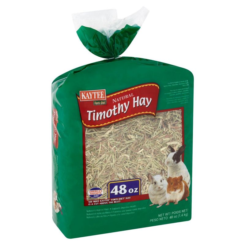Kaytee Forti-Diet Natural Timothy Hay, 48 oz