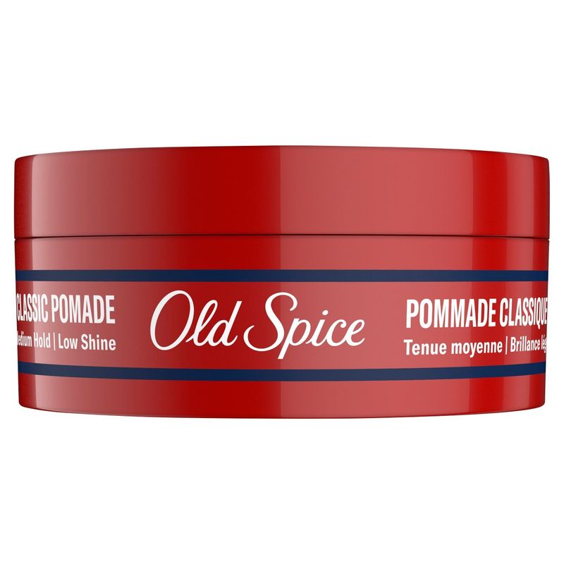 Old Spice Classic Pomade for Men, Medium Hold, Low Shine, Men's Hair Styling Pomade, 2.22 oz